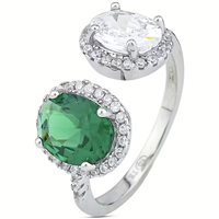 Anello Boccadamo Donna in Argento Zircone AN500V - AN500V